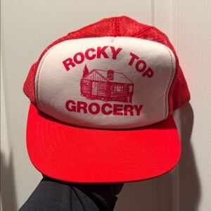Red and White Trucker Hat